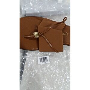 Italian Shoemakers Womens Beca Sandal Brown Size: 9.5